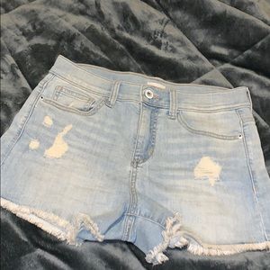 Denim shorts